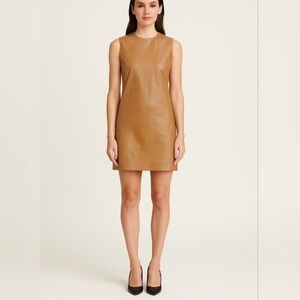 Elegant Tan Sleeveless Dress